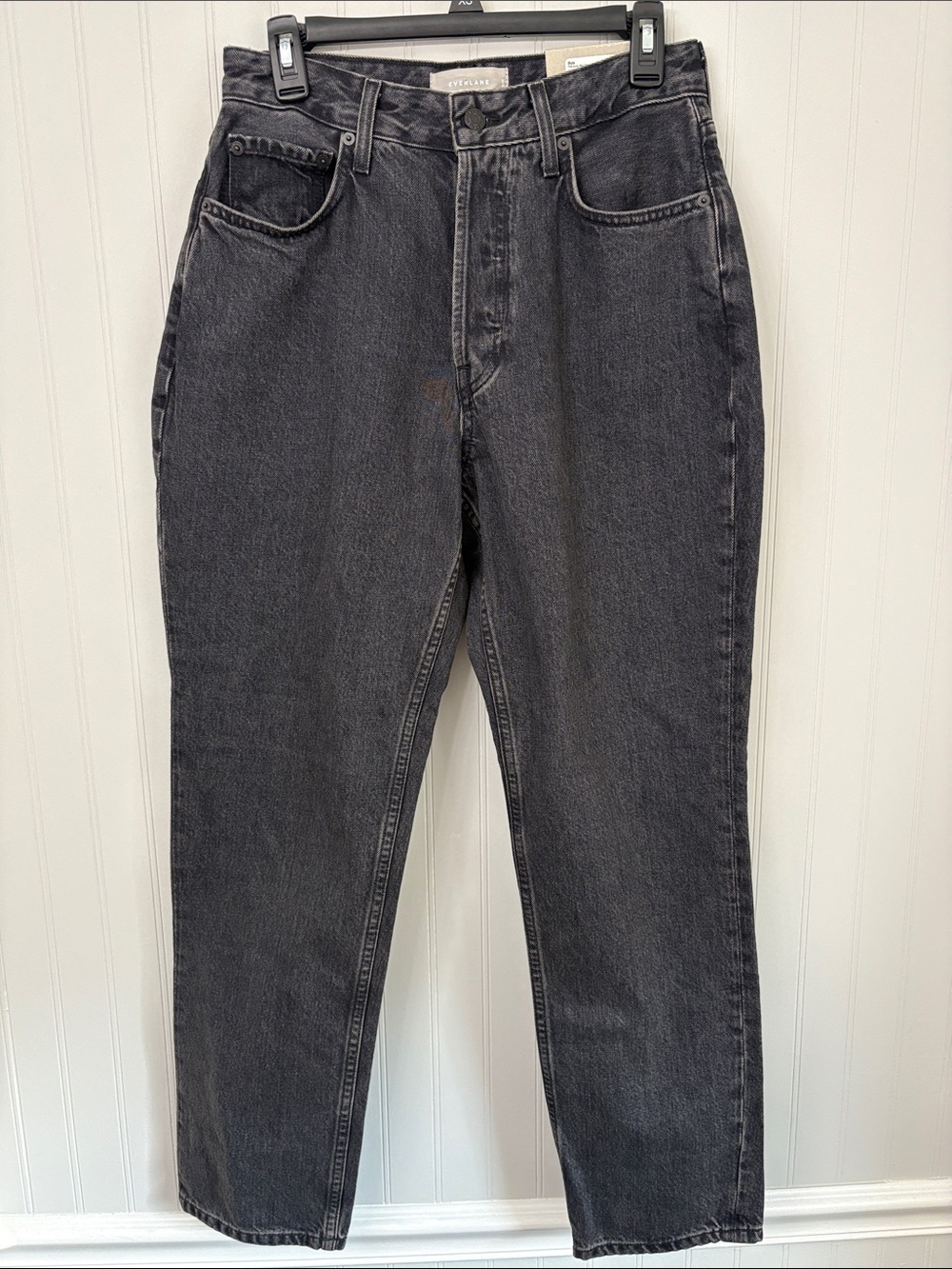 Everlane The Curvy ‘90s Cheeky Straight Jean Women Size 30 Washed Black